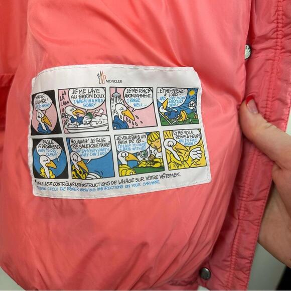 Moncler Kids Snap Button Caille  Giubbotto Snap Button Down Puffer Jacket - Picture 12 of 12